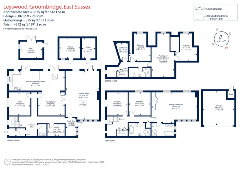 Floorplan 1 for Leyswood, Groombridge, TN3