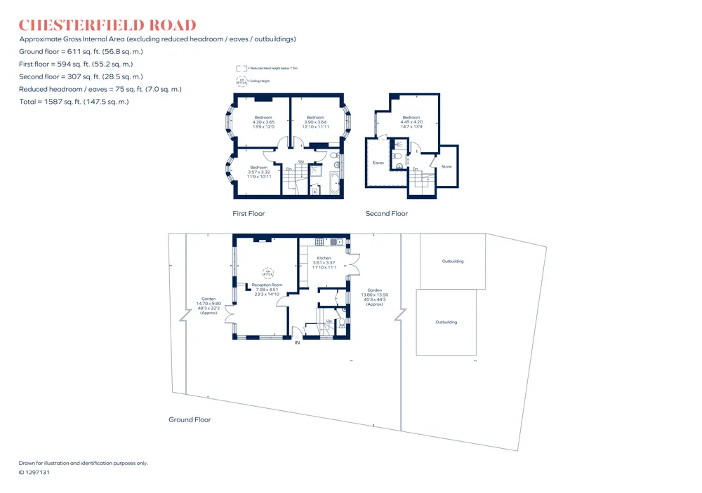 Floorplan for Chesterfield Road, London, W4