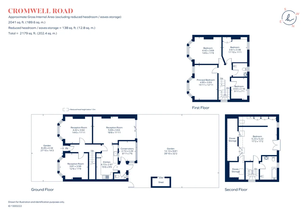 Floorplan for Cromwell Road, London, SW19