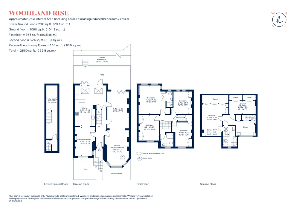 Floorplan for Woodland Rise, London, N10