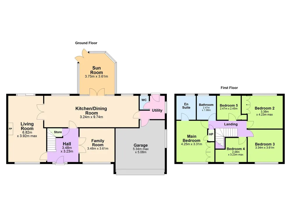 Floorplan for 50 Carysfort Downs, Blackrock, Co. Dublin, A94K152