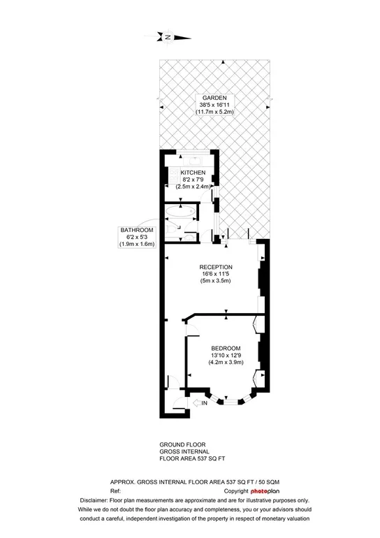 Floorplan 1 for Narcissus Road London NW6