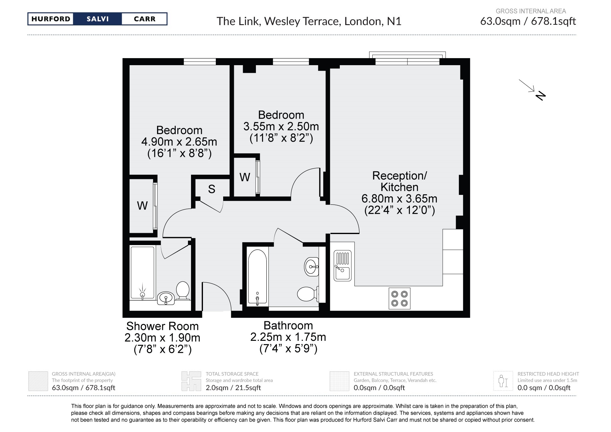 2 Wellesley Terrace, London, N1 floorplan
