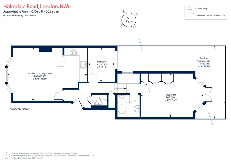 Floorplan 1 for Holmdale Road London NW6