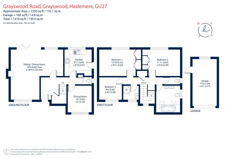 Floorplan 1 for Grayswood Road, HASLEMERE, GU27