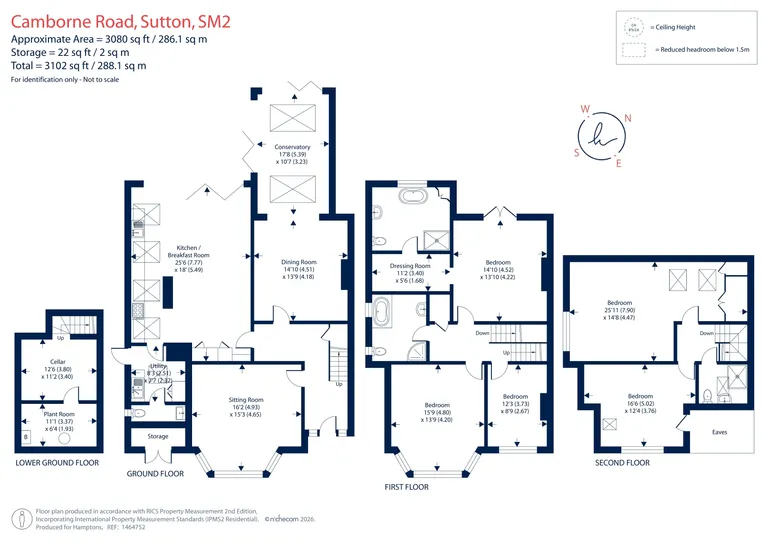 Floorplan 1 for Camborne Road, Sutton, SM2