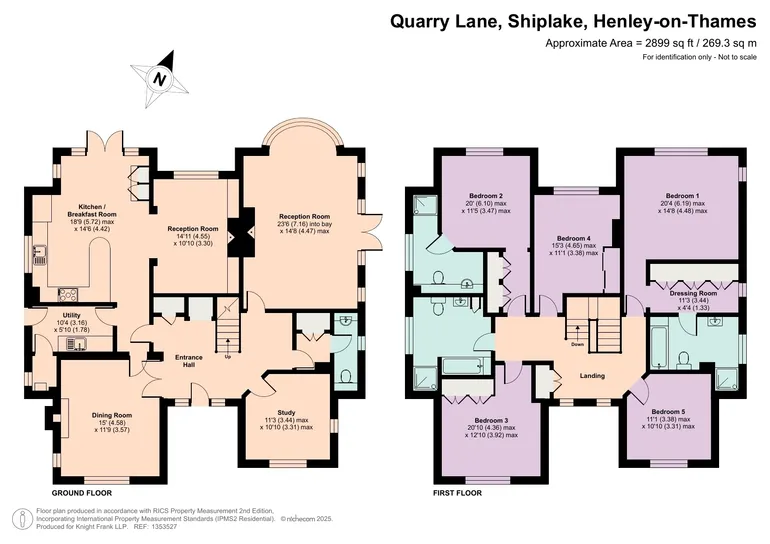 Floorplan 1 for Quarry Lane, HENLEY-ON-THAMES, RG9