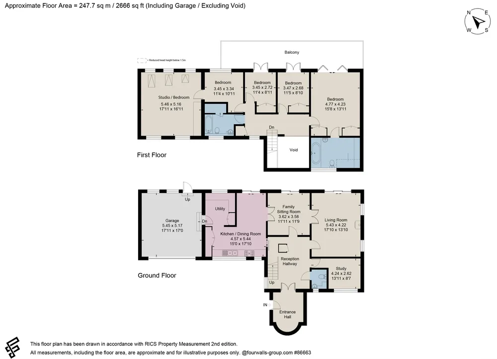 Floorplan for Watermead, Kidlington, Oxfordshire, OX5