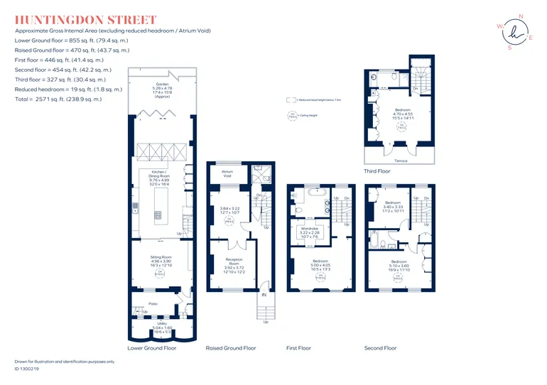 Floorplan 1 for Huntingdon Street London N1