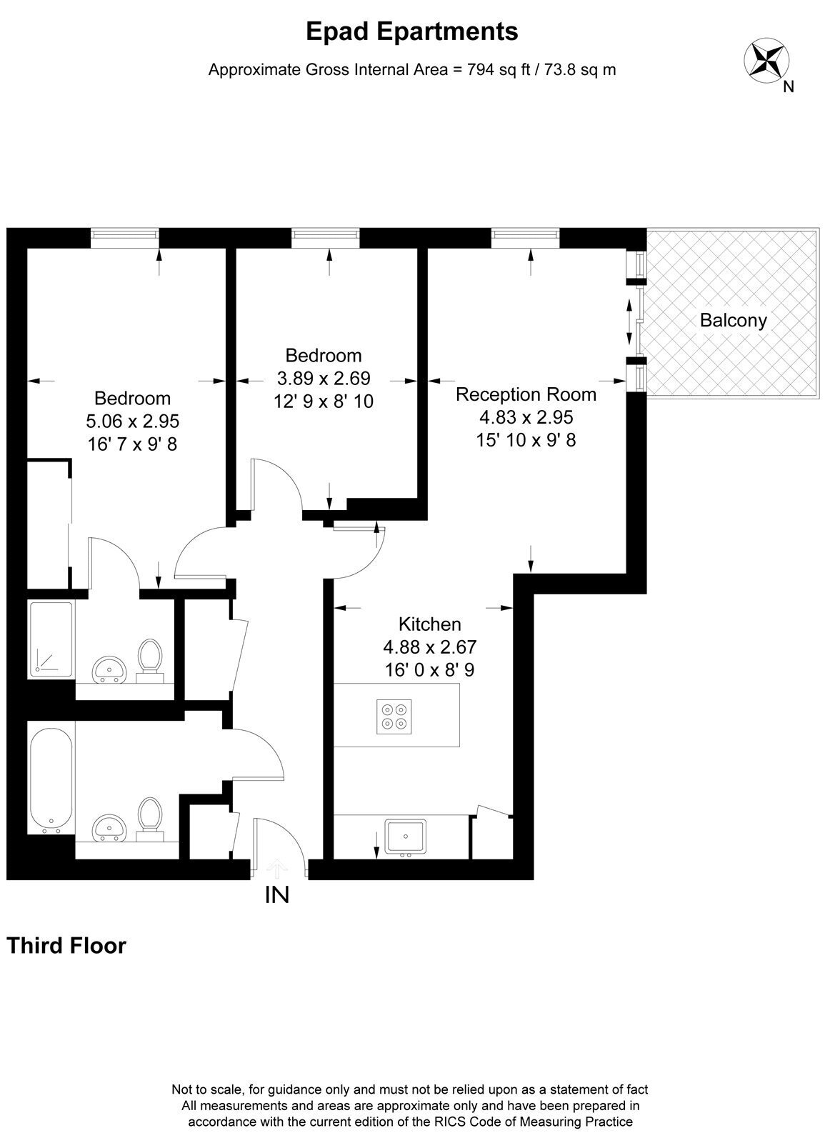 Broomfield Street, London, E14 floorplan