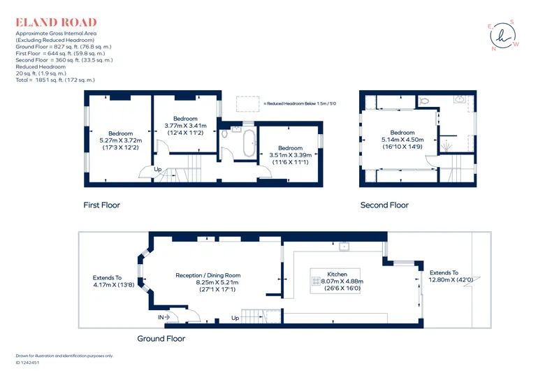 Floorplan 1 for Eland Road, London, SW11