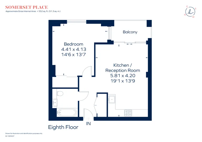 Floorplan 1 for Brixton Hill, London, SW2