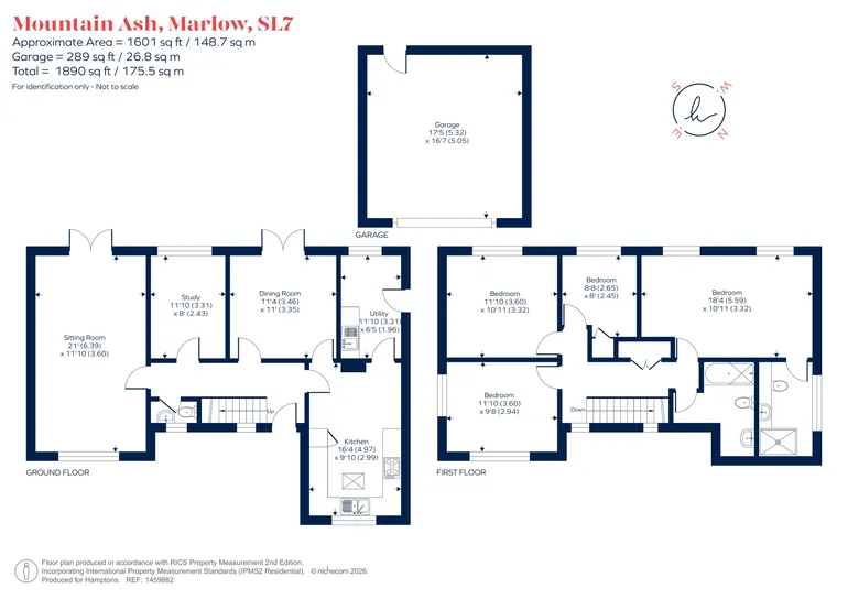 Floorplan 1 for Mountain Ash, Marlow, SL7