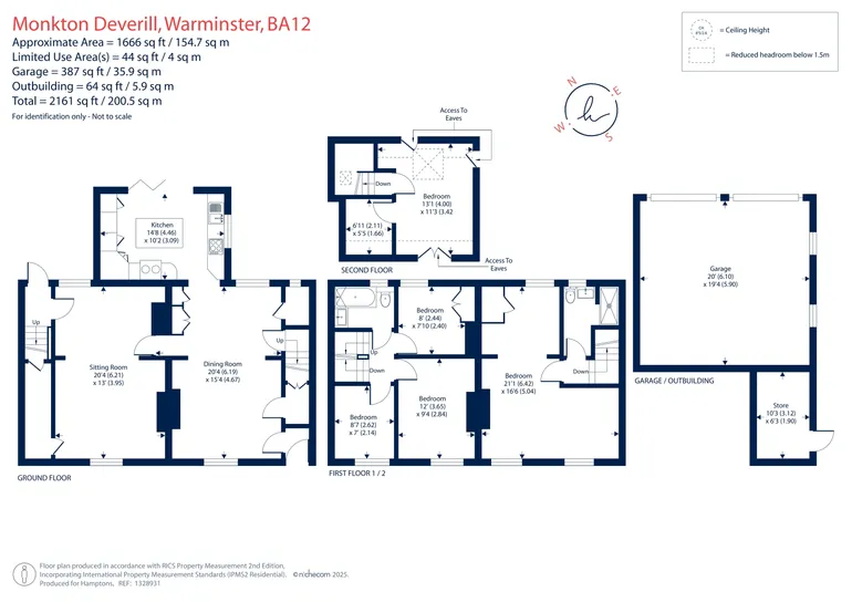 Floorplan 1 for Monkton Deverill, Warminster, BA12
