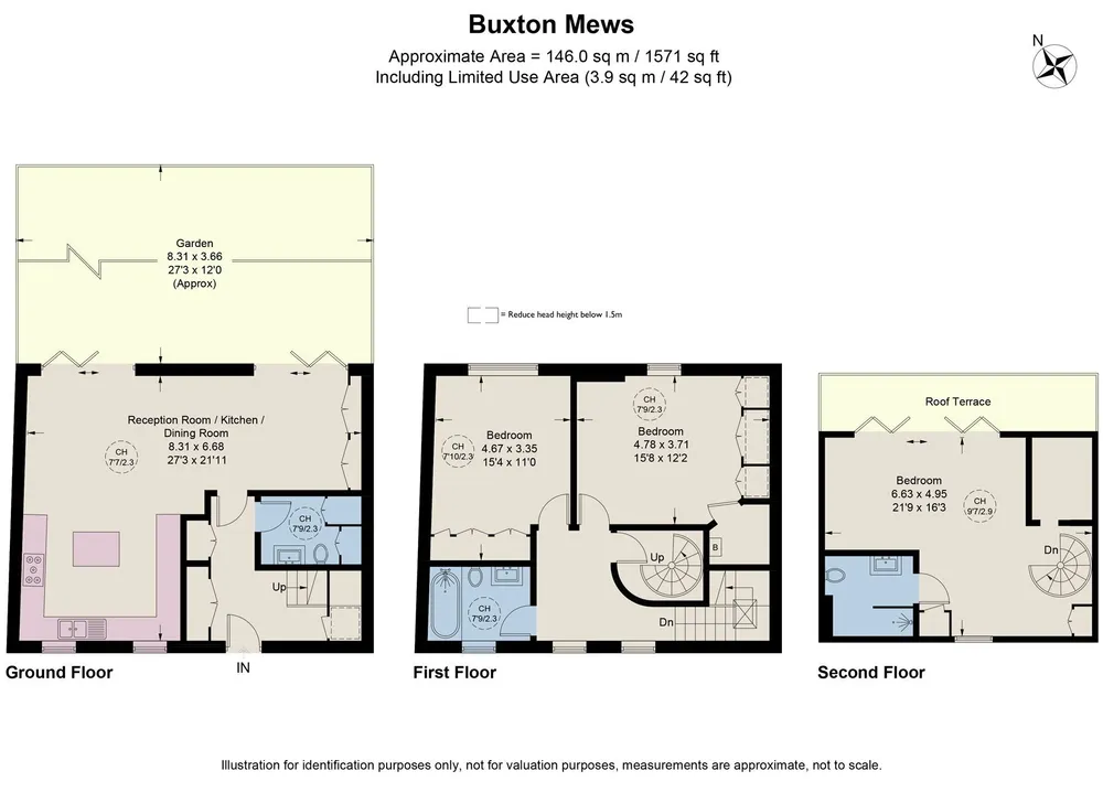 Floorplan for Buxton Mews, London, SW4