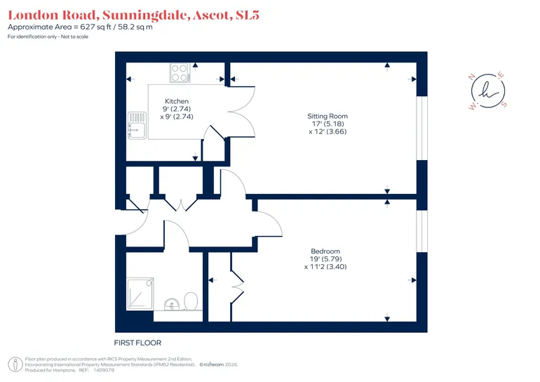 Floorplan 1 for London Road, Ascot, SL5