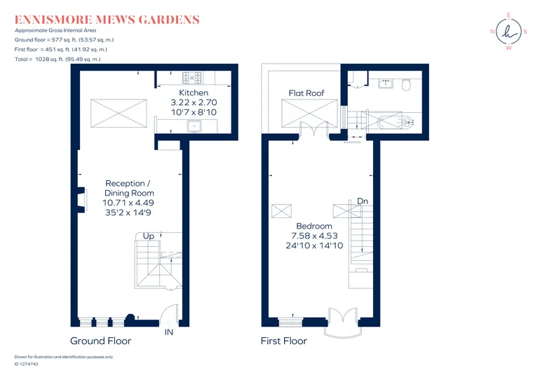 Floorplan 1 for Ennismore Gardens Mews Knightsbridge SW7