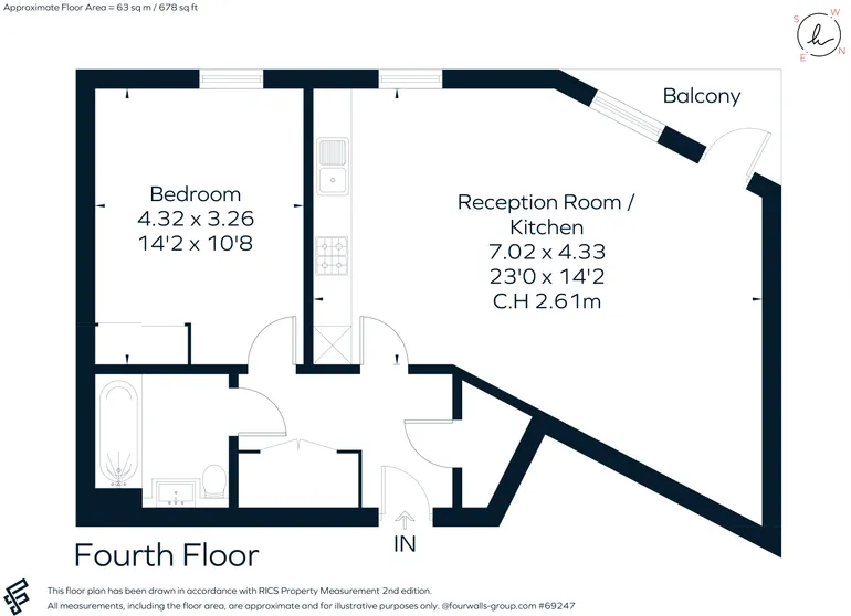 Floorplan 1 for Lighterman Point, E14