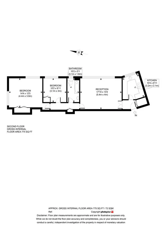 Floorplan 1 for Willesden Lane London NW6