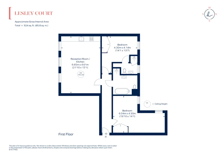 Floorplan 1 for Strutton Ground Westminster SW1P