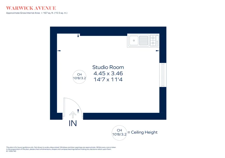Floorplan 1 for Warwick Avenue Warwick Avenue W9