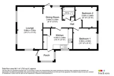 Bourne Lane, Woodlands, Southampton floorplan 1 out of 1