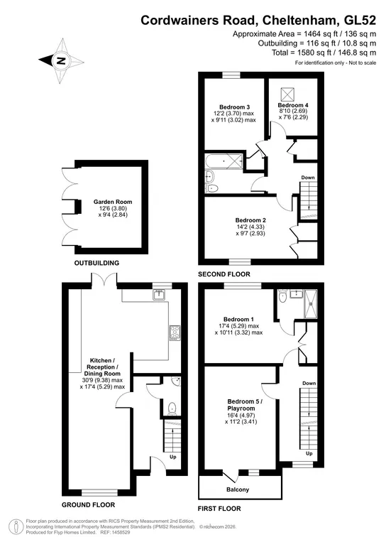 Floorplan 1 for Cordwainers Road, Cheltenham, GL52