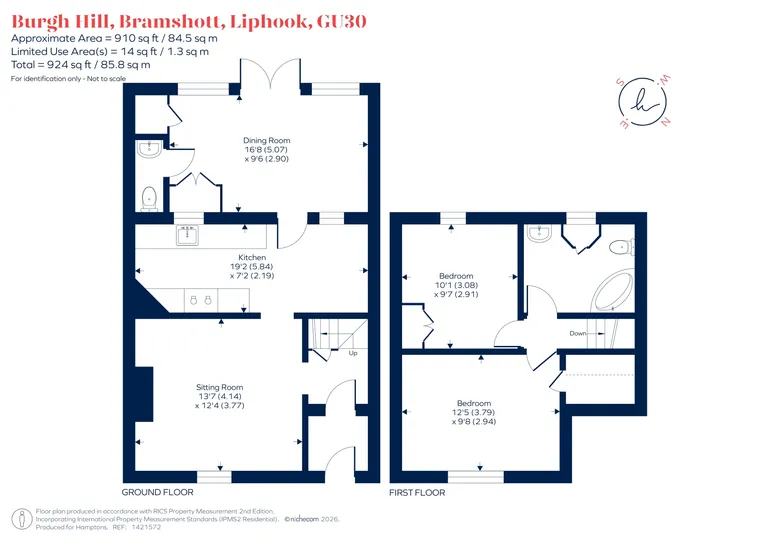 Floorplan 1 for Burgh Hill, Bramshott, GU30