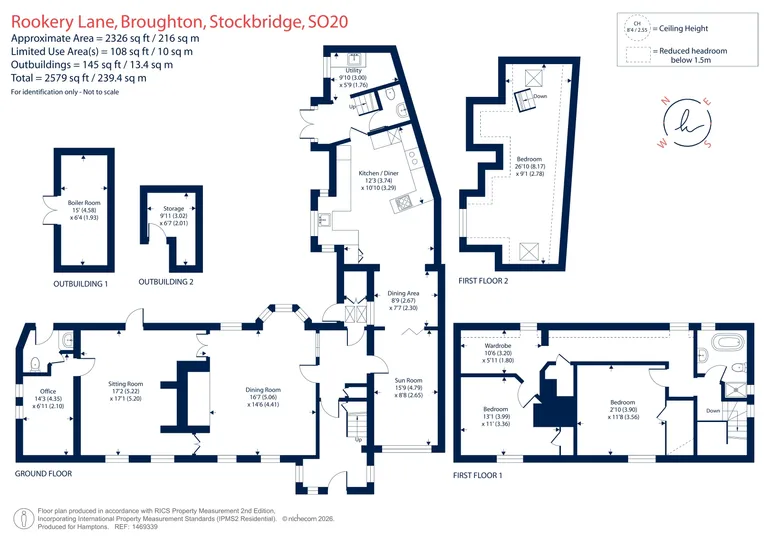 Floorplan 1 for Rookery Lane, Broughton, SO20