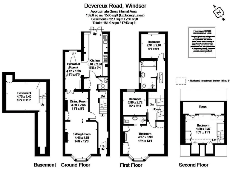 Floorplan 1 for Devereux Road Windsor SL4