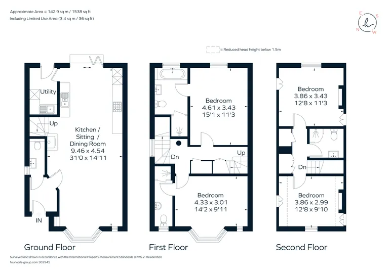 Floorplan 1 for Cromwell Gardens Marlow SL7
