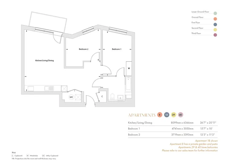 Floorplan 1 for Walton Street, Aylesbury, HP20