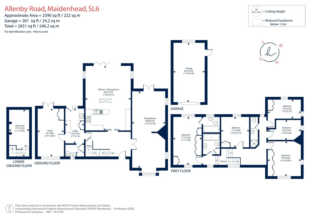 Floorplan for Allenby Road, Maidenhead, SL6