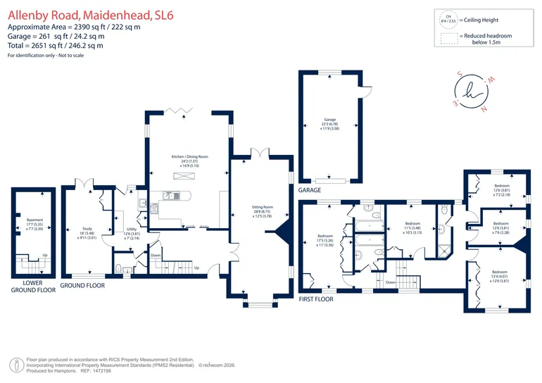 Floorplan 1 for Allenby Road, Maidenhead, SL6