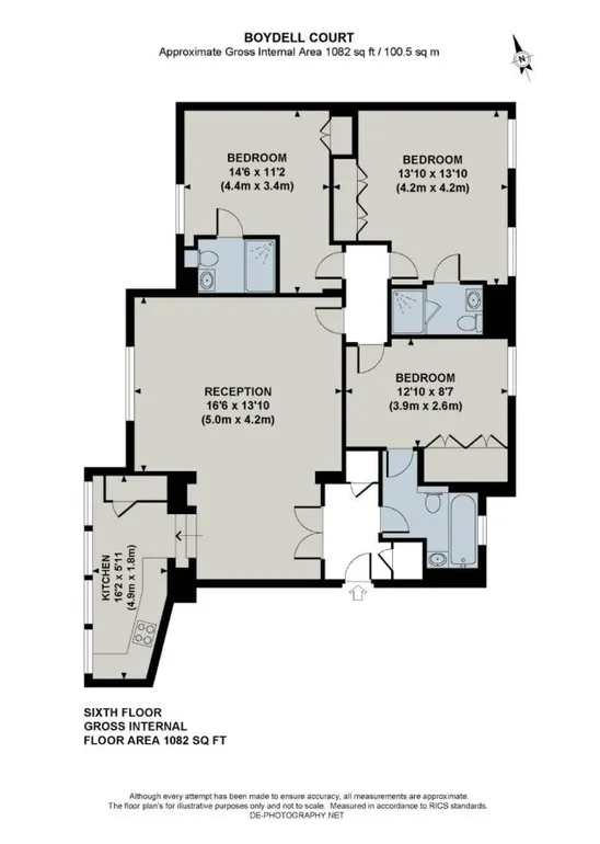 Floorplan 1 for St. Johns Wood Park London NW8