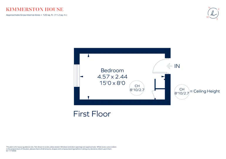 Floorplan 1 for Udall Street London SW1P