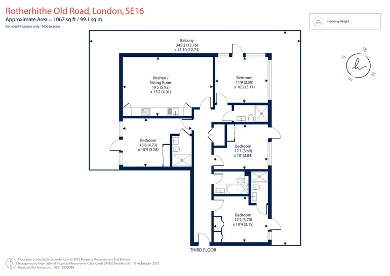 Floorplan 1 for Rotherhithe Old Road, Surrey Quays, E16