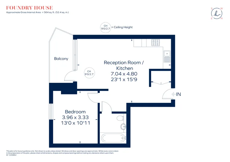 Floorplan 1 for Elmsleigh Road Staines-upon-Thames TW18