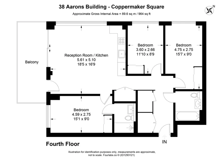 Floorplan 1 for Cherry Park Lane London E20