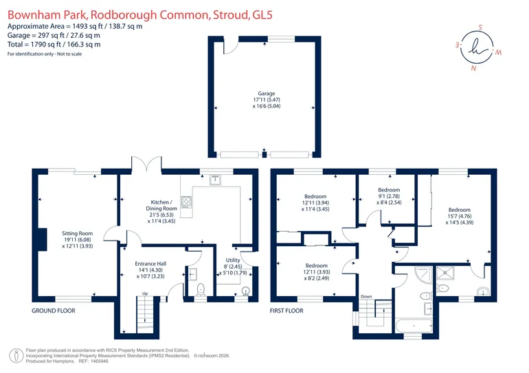 Floorplan 1 for Bownham Park, Stroud, GL5