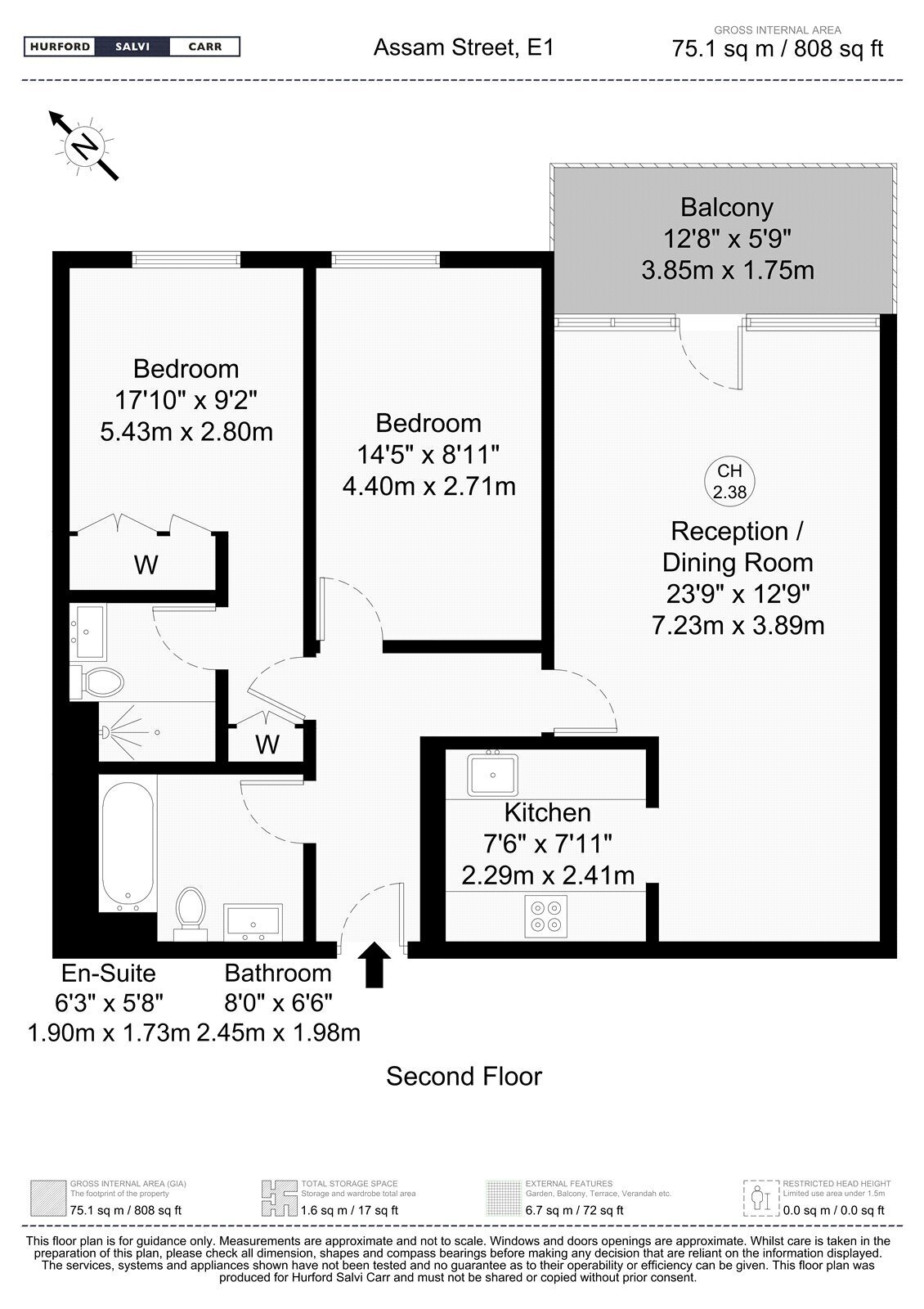 Assam Street, London, E1 floorplan