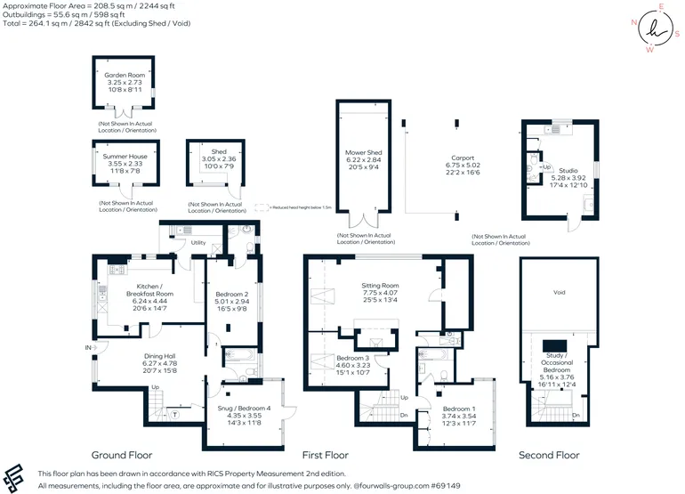 Floorplan 1 for Pound Farm Barns, Chawton, GU34