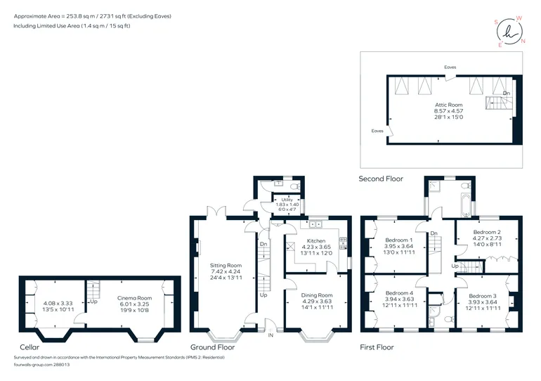Floorplan 1 for Tilford Road, HINDHEAD, GU26