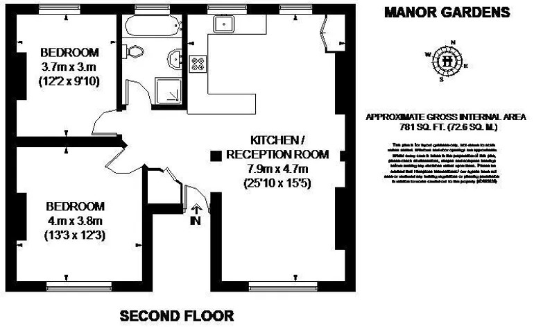 Floorplan 1 for Larkhall Rise London SW4