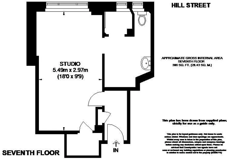 Floorplan 1 for Hill Street Mayfair W1J