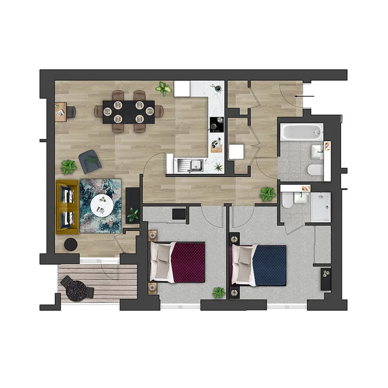 Floorplan 1 for Kooky High Wycombe, Desborough Road High Wycombe HP11