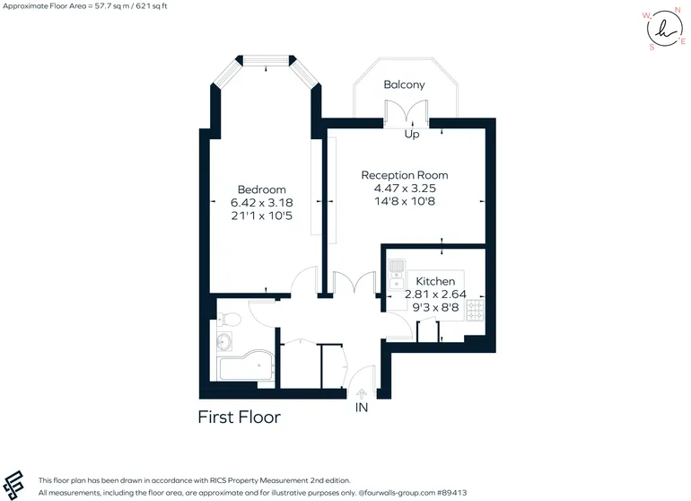 Floorplan 1 for Eton Riverside King Stable Street SL4