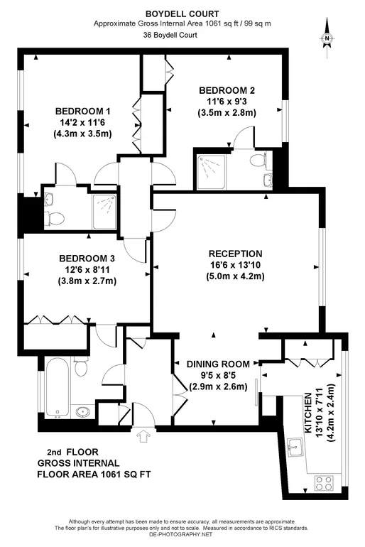 Floorplan 1 for St. Johns Wood Park London NW8