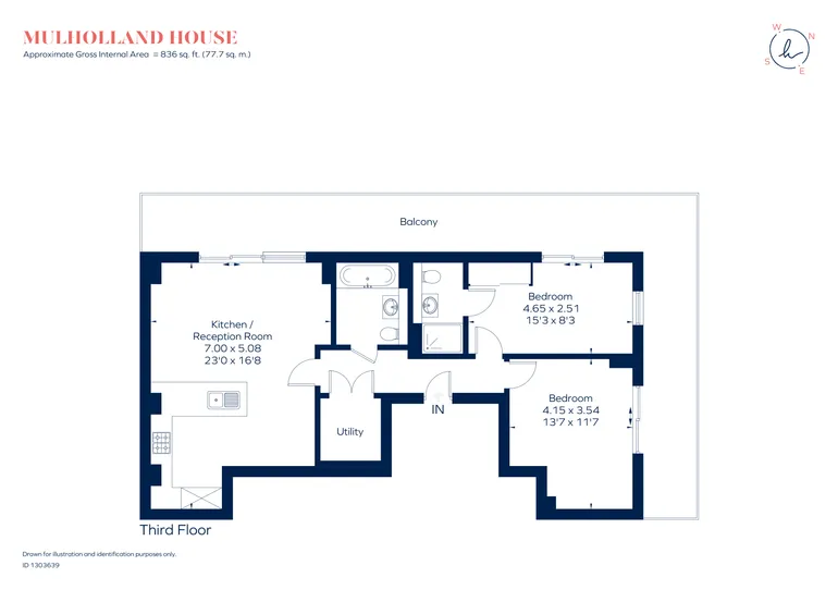 Floorplan 1 for Hartfield Road, London, SW19