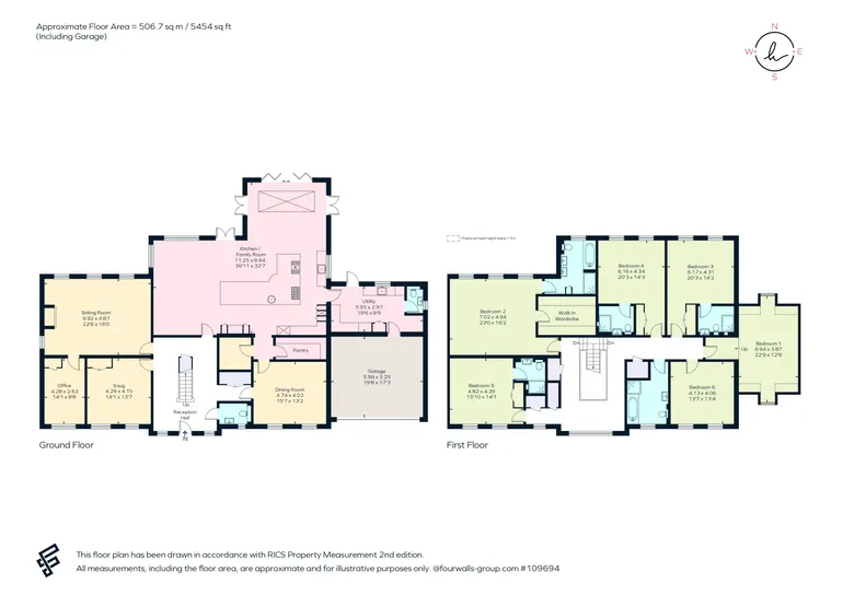 Floorplan 1 for Blackmore Way, Wheathampstead, AL4